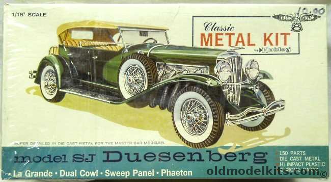 Hubley 1/18 Duesenberg Model SJ Phaeton La Grande Body, 4864 plastic model kit